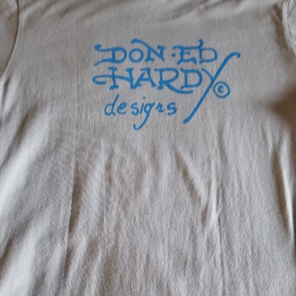 Ed Hardy Christian Audigier. Rare Vintage collectible t-shirt .  With cr… - Picture 3 of 10